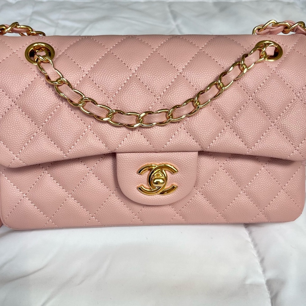 Pink Small Classic Flap